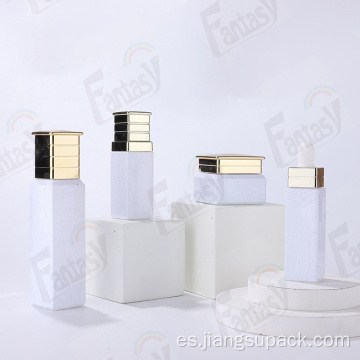 Productos de la piel de vidrio Embalaje Botella cosmética de vidrio